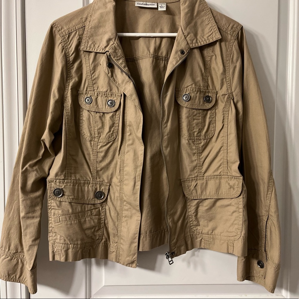Croft & barrow khaki jacket